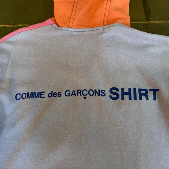Come des Garçon Shirt Zip-Up Hoodie Size L - Picture 12 of 12